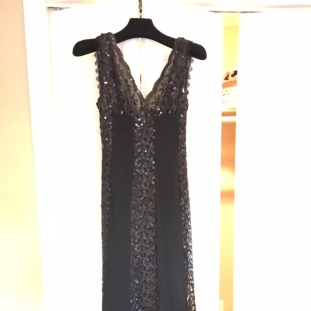 Exquisite Black Formal Sequence Dress